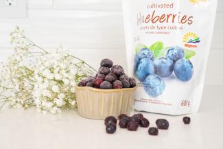 Western Family Frozen Cultivated BC Blueberries. Photo credit @bitemevancouver