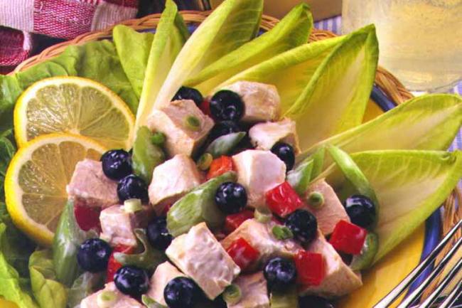 Lemon, Blueberry and Chicken Salad